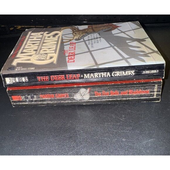 Martha Grimes Lot of 2 Detective Mystery PB Novels - Picture 5 of 7